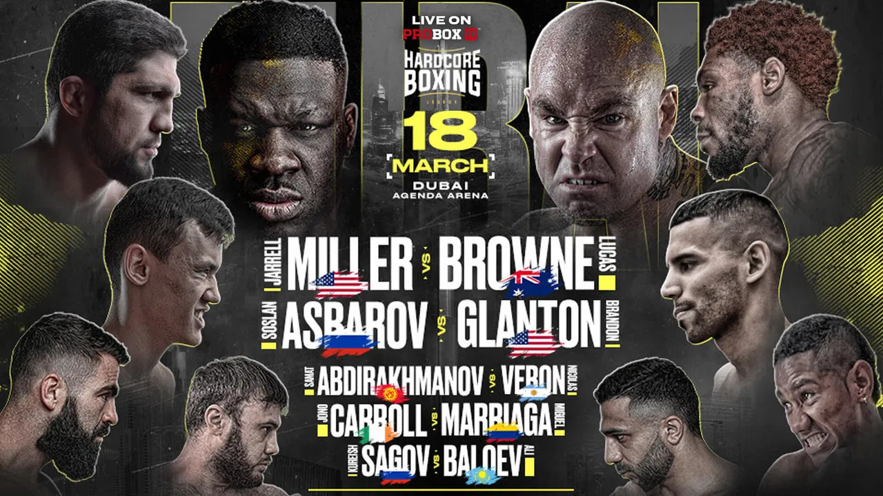 Jarrell Miller vs. Lucas Browne backdrop