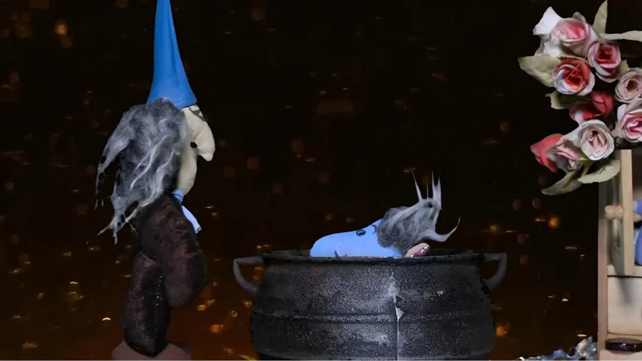 A Bruxa e o Minhoco backdrop