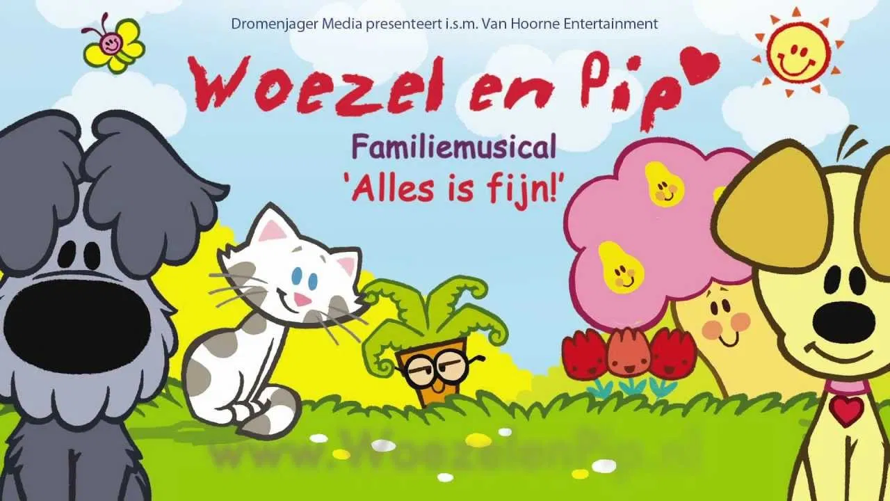 Woezel En Pip - Alles Is Fijn Familiemusical backdrop