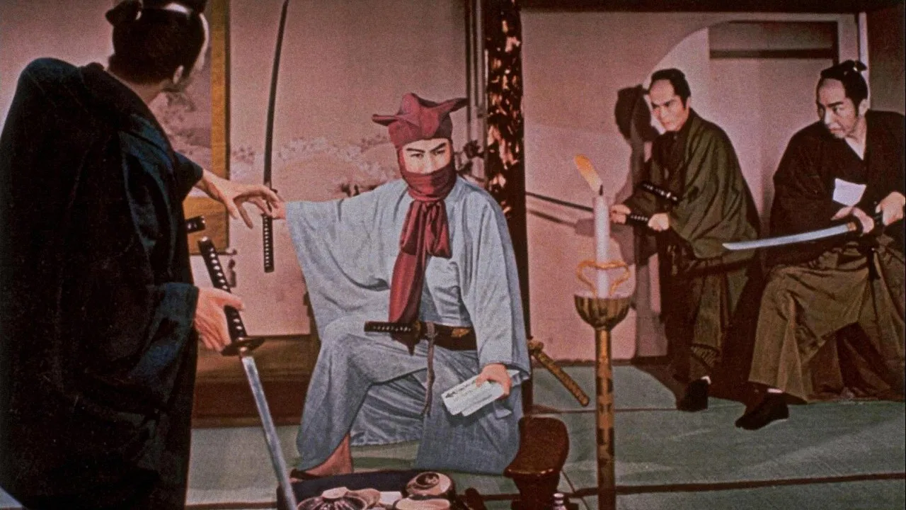 The Purple Hood backdrop