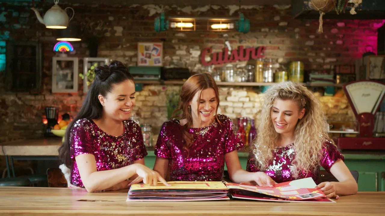 K3 Vriendenboek backdrop