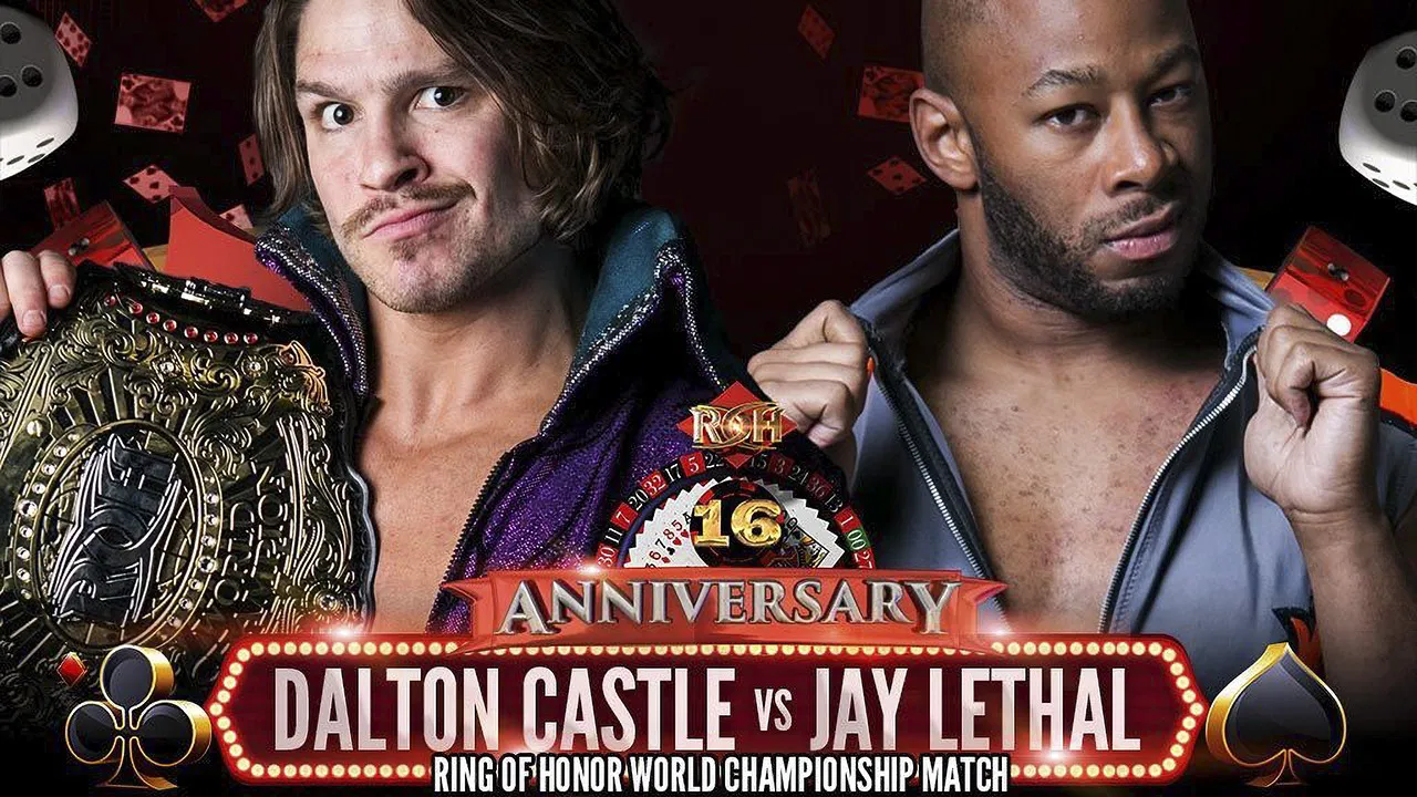 ROH: 16th Anniversary backdrop