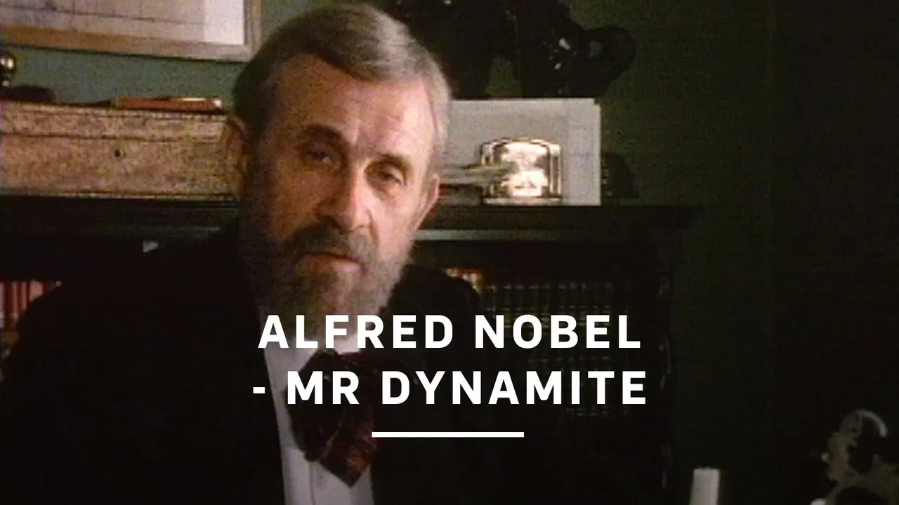 Alfred Nobel - Mr. Dynamite backdrop