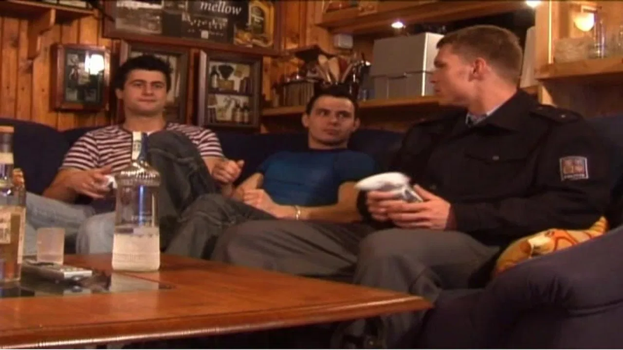 The Policeman Is Cumming Home backdrop