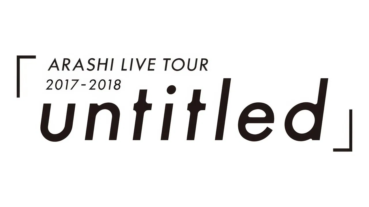 ARASHI LIVE TOUR 2017-2018 「untitled」 backdrop