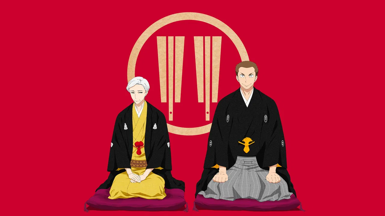 Showa Genroku Rakugo Shinju backdrop