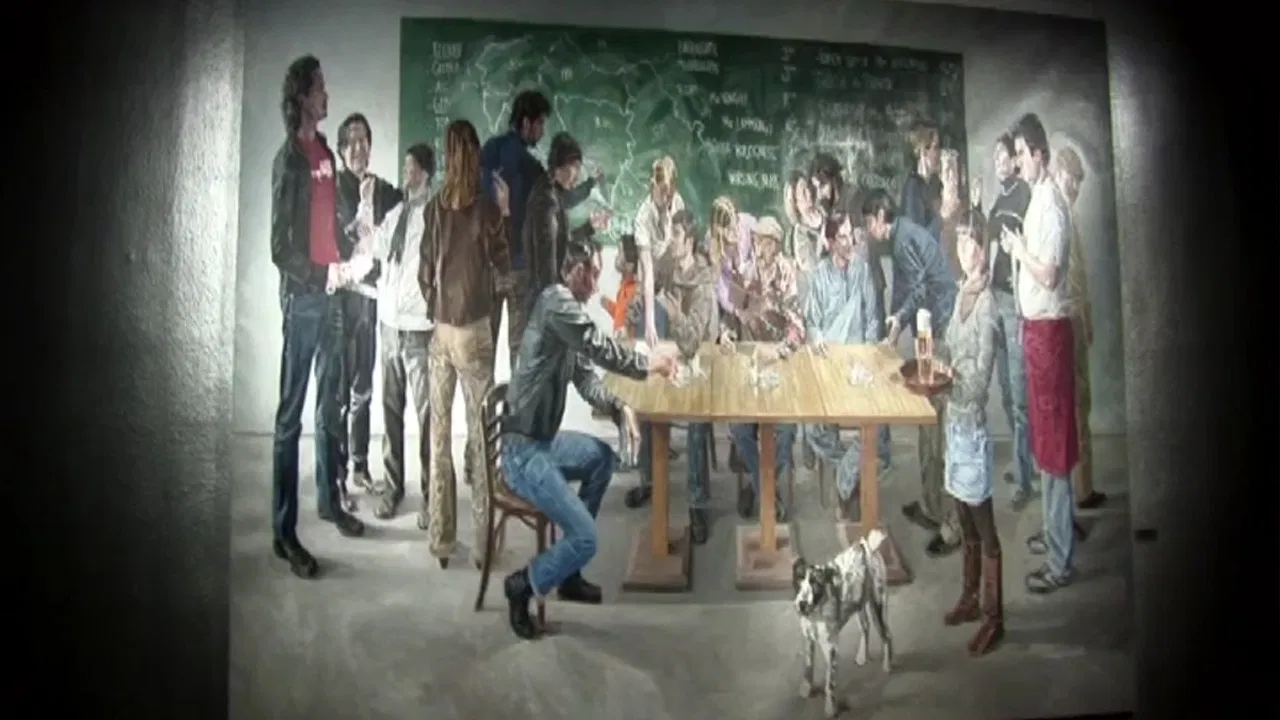 L. A. Unfinished backdrop