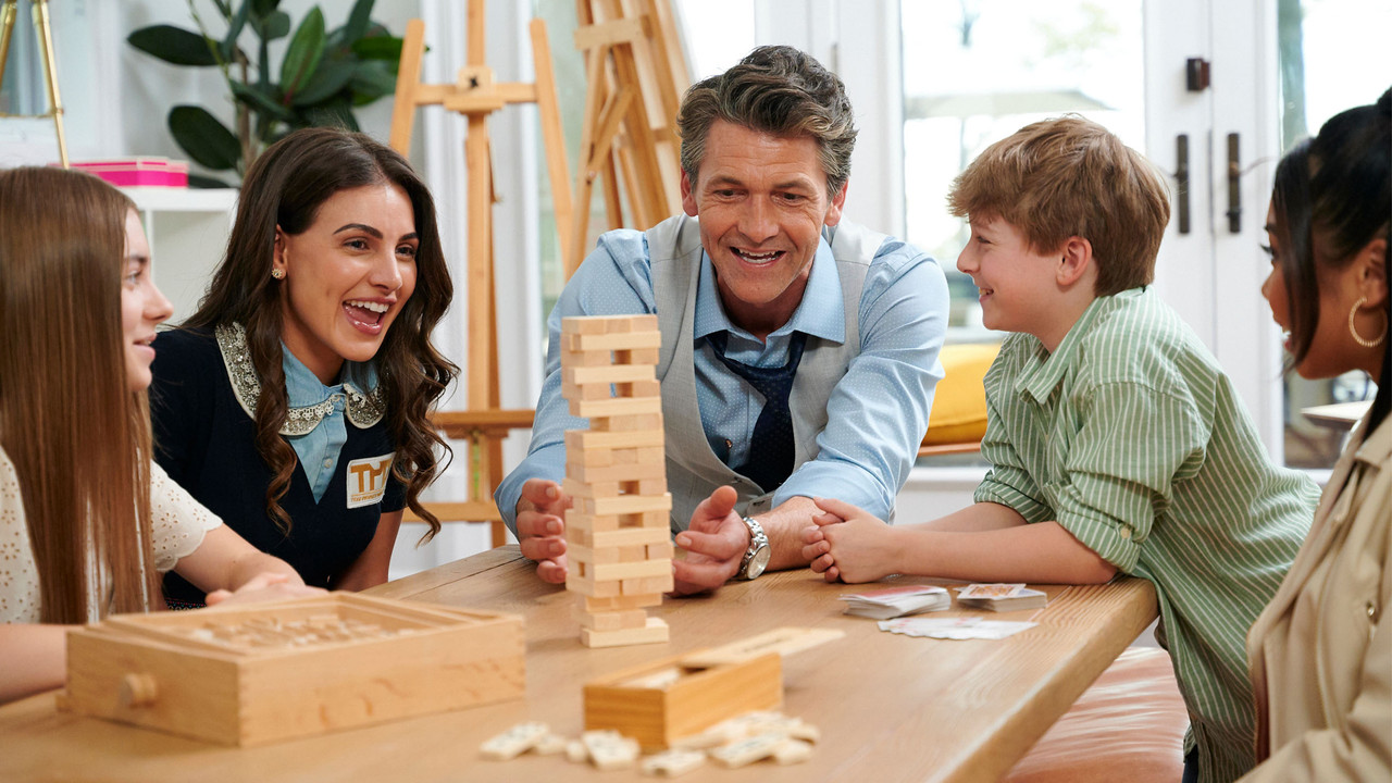 A Match in Manhattan backdrop