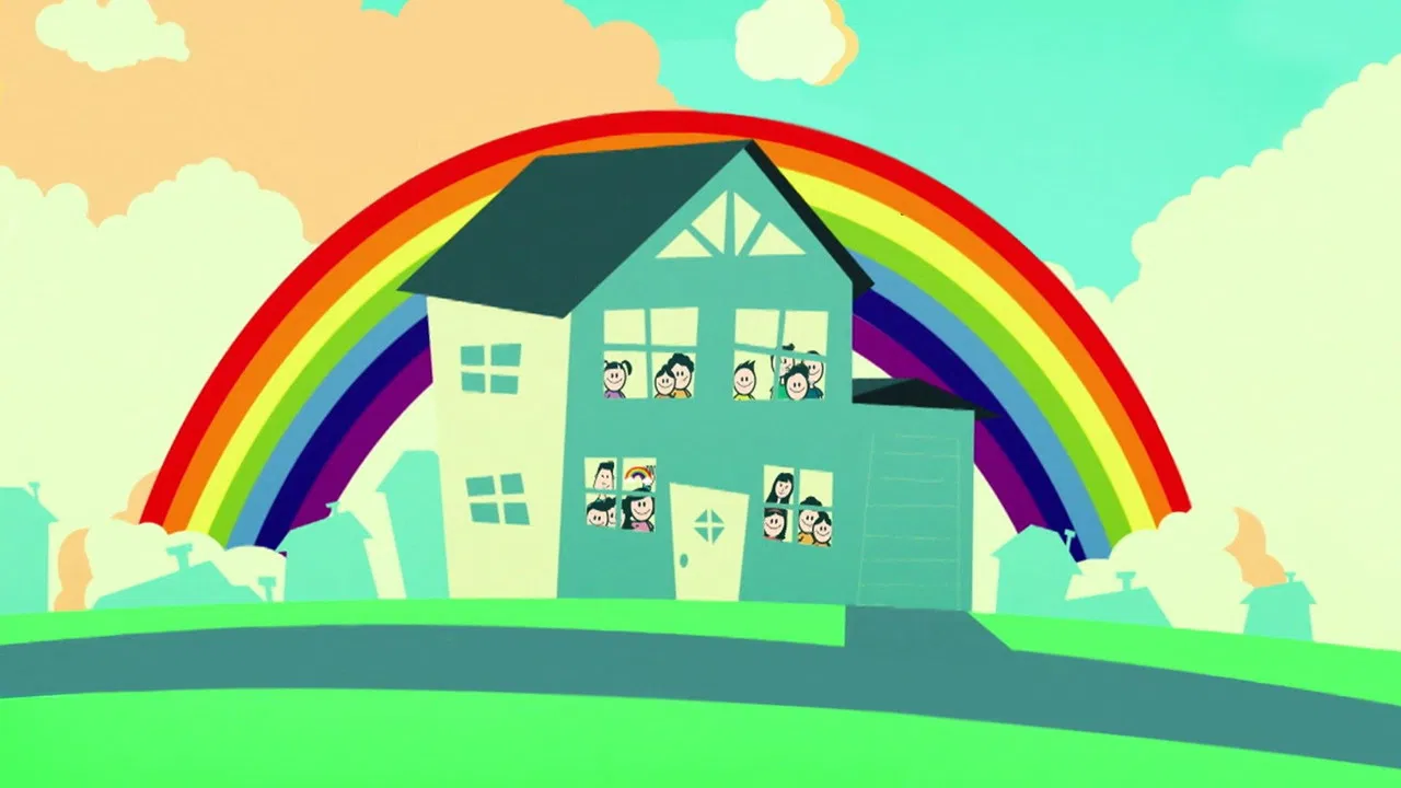 Nombreux et heureux en confinement backdrop