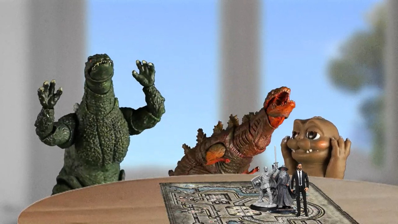 Godzilla vs. Dungeons & Dragons backdrop