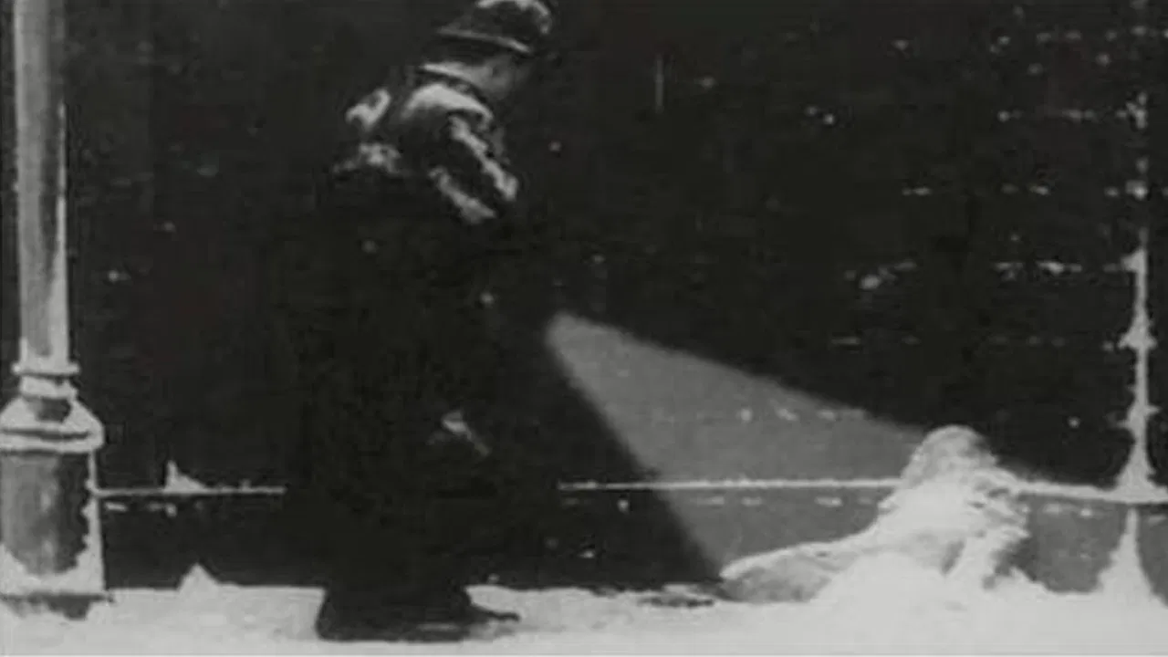 The Little Match Seller backdrop