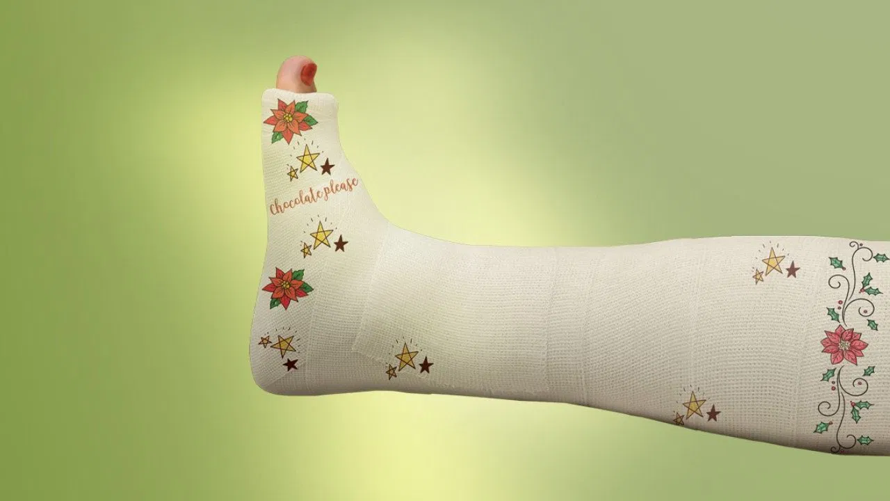 Christmas on the Rocks backdrop