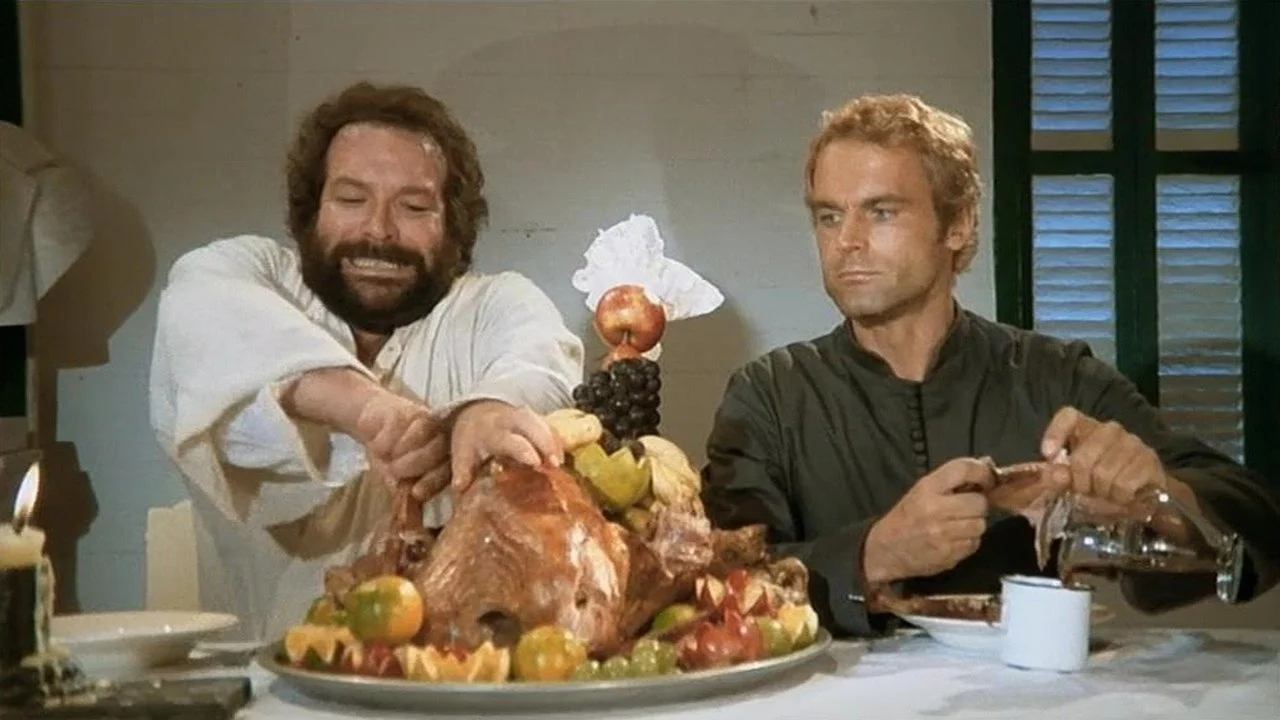 The Two Missionaries backdrop