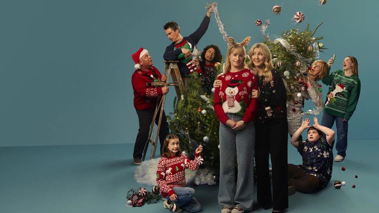 A Christmas Storm backdrop