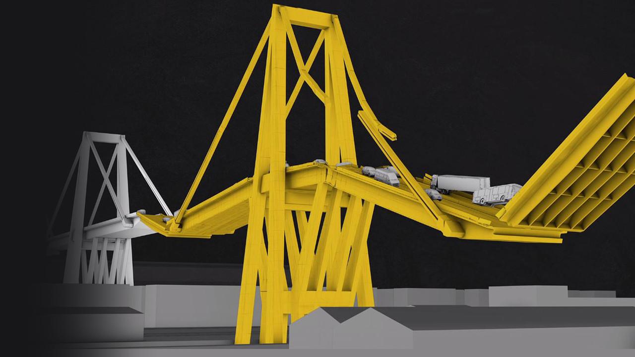 Genoa Bridge Disaster backdrop