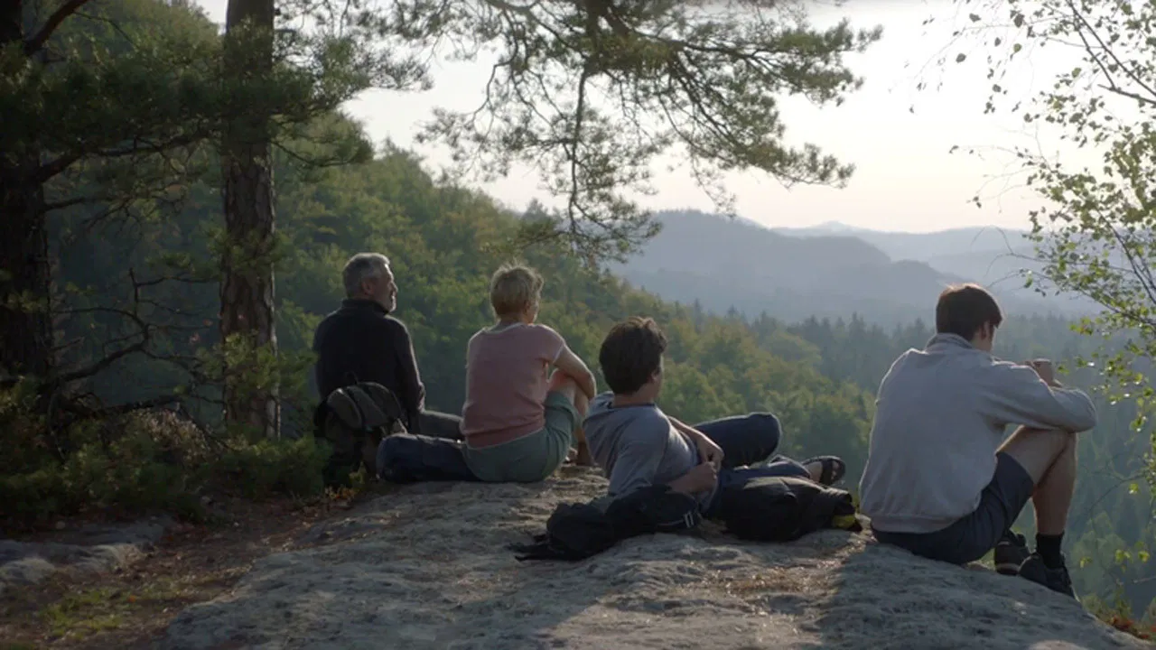 A Fish Swimming Upside Down backdrop