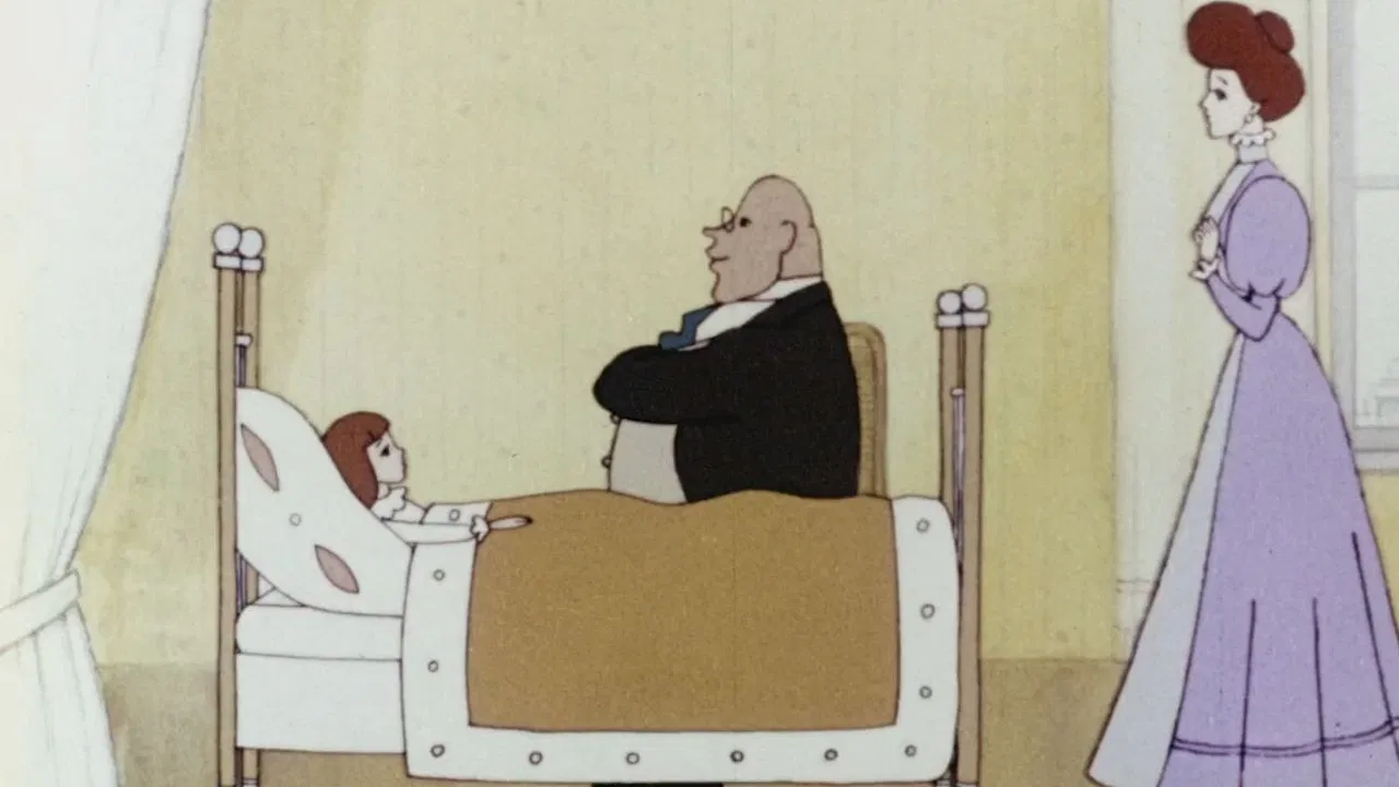 A Girl and an Elephant backdrop