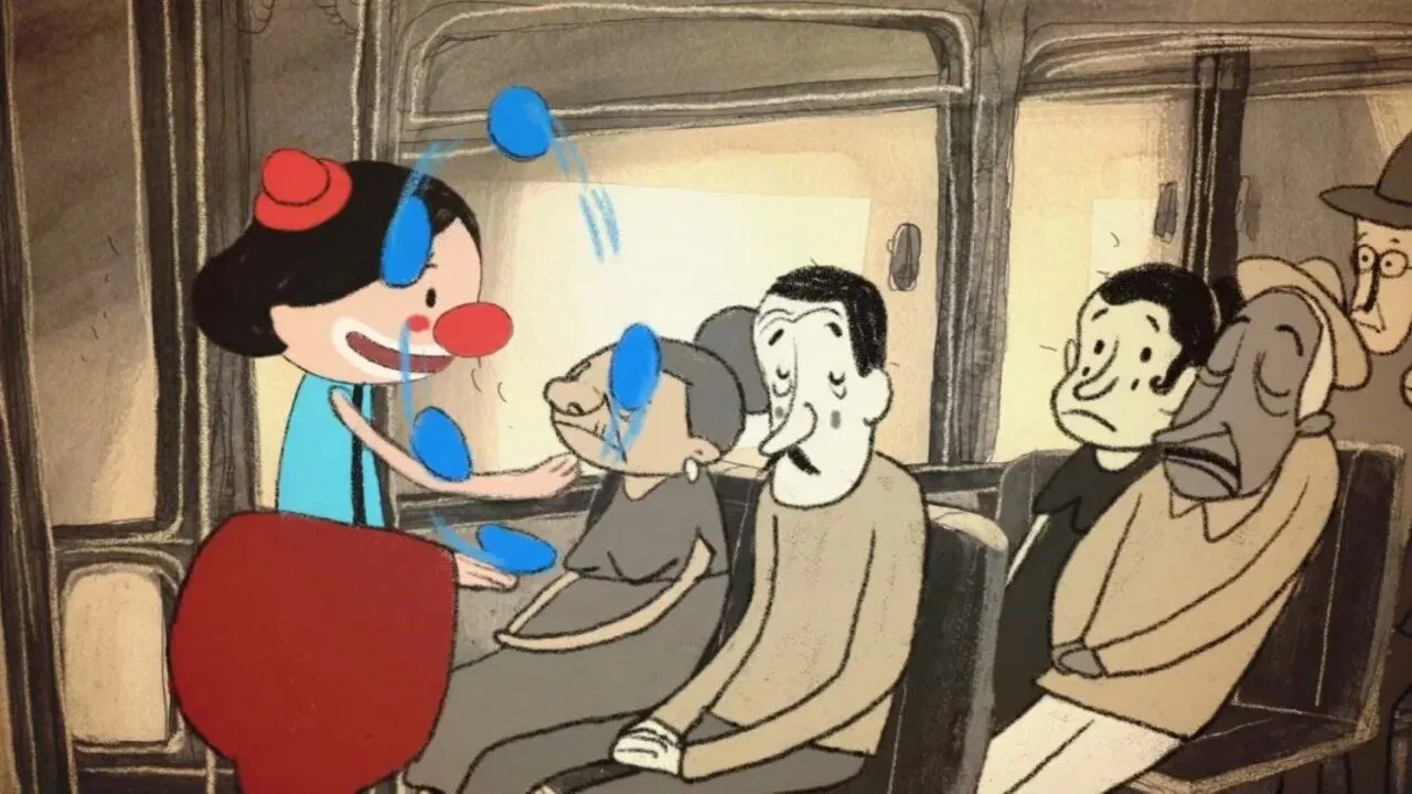 The Juggler backdrop