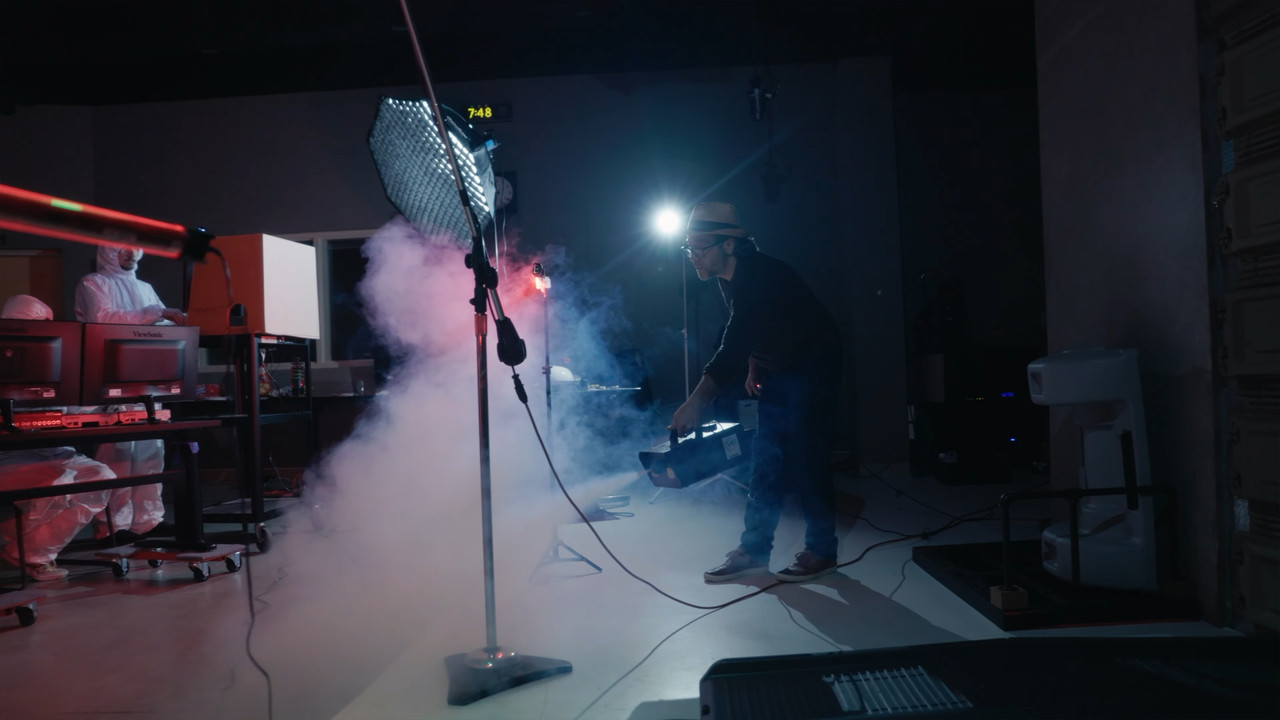 The Making of The Program backdrop