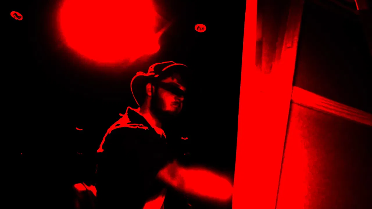 Jack Paints It Red backdrop