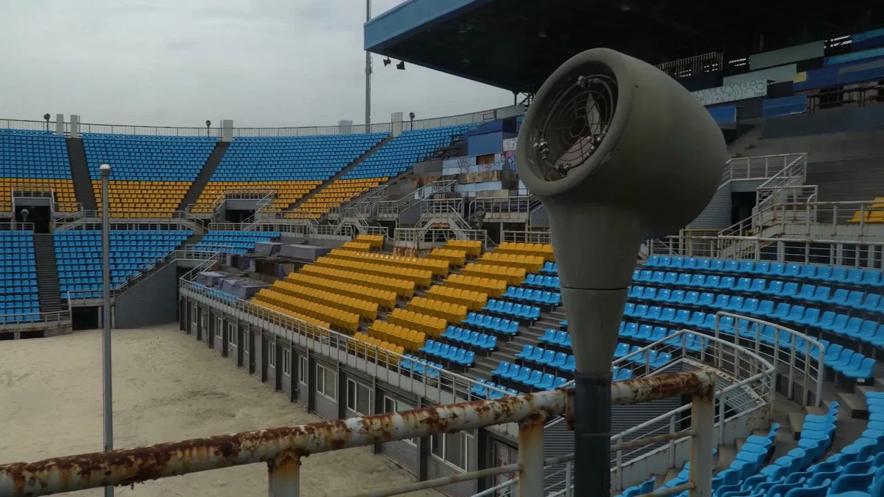 Olympic Halftime backdrop