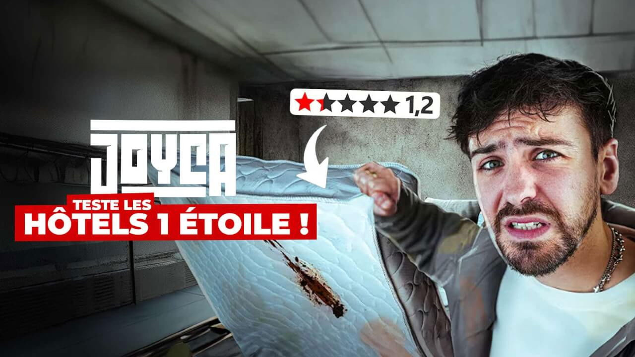 Joyca teste les hôtels 1 étoile backdrop
