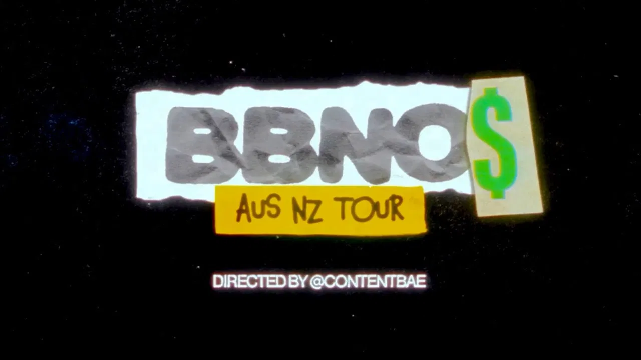bbno$ Australia Tour Documentary backdrop