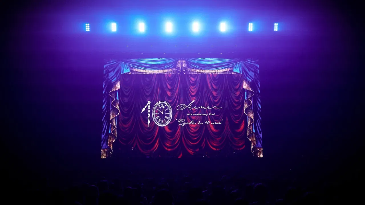 Aimer 10th Anniversary Final "Cycle de 10 ans" backdrop