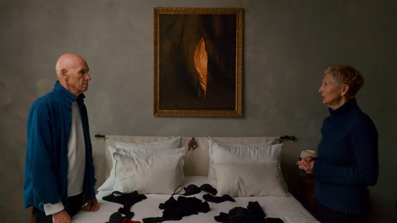 Two Strangers Trying Not to Kill Each Other backdrop