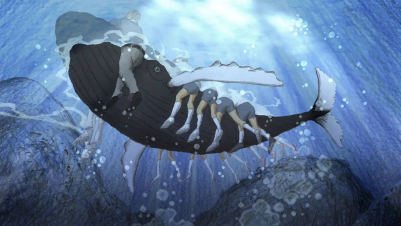 Man & Whale backdrop