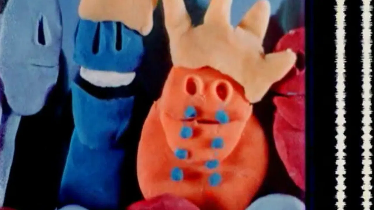 The Fable of He and She backdrop