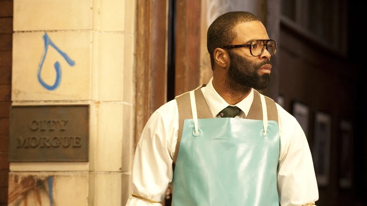 The Mortician backdrop