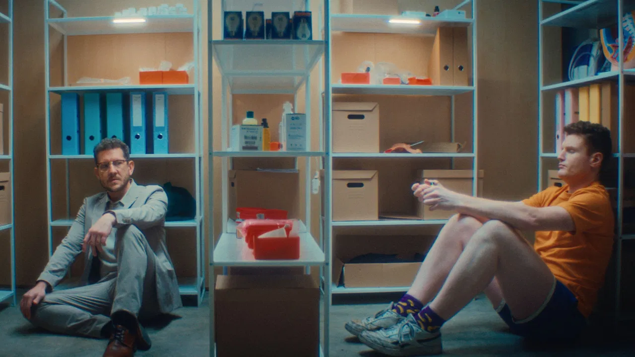 Man In Greige backdrop