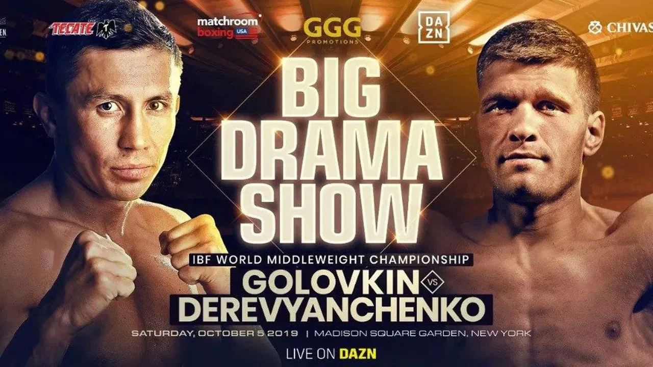 Gennady Golovkin vs. Sergiy Derevyanchenko backdrop
