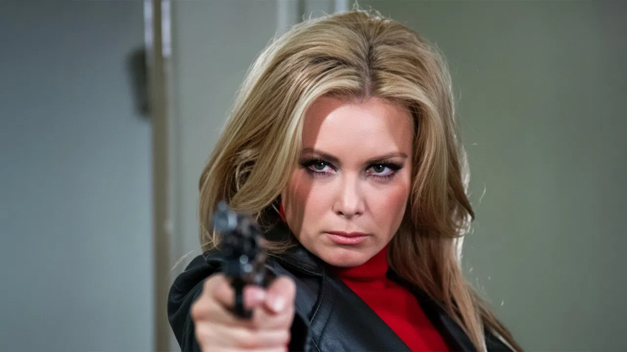 Karate Girl backdrop