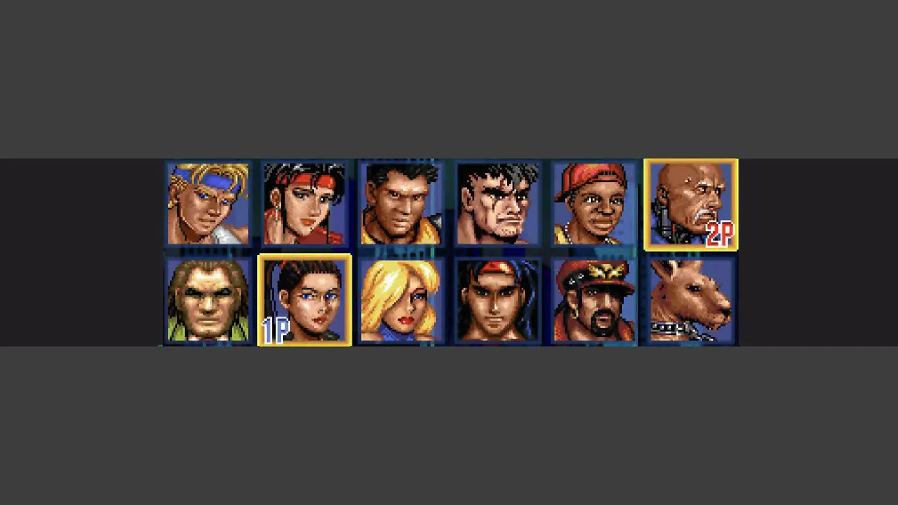 Streets of Rage backdrop