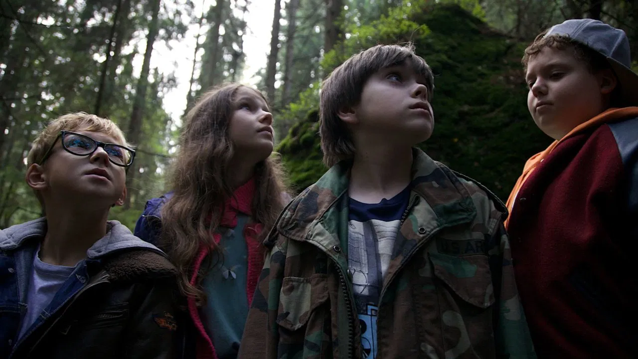 Behind the Blue Door backdrop