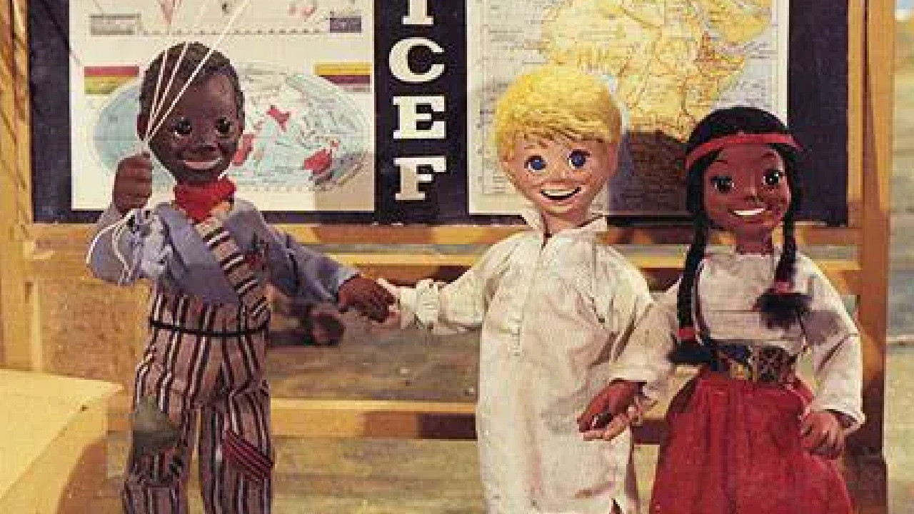 Papirdragen backdrop