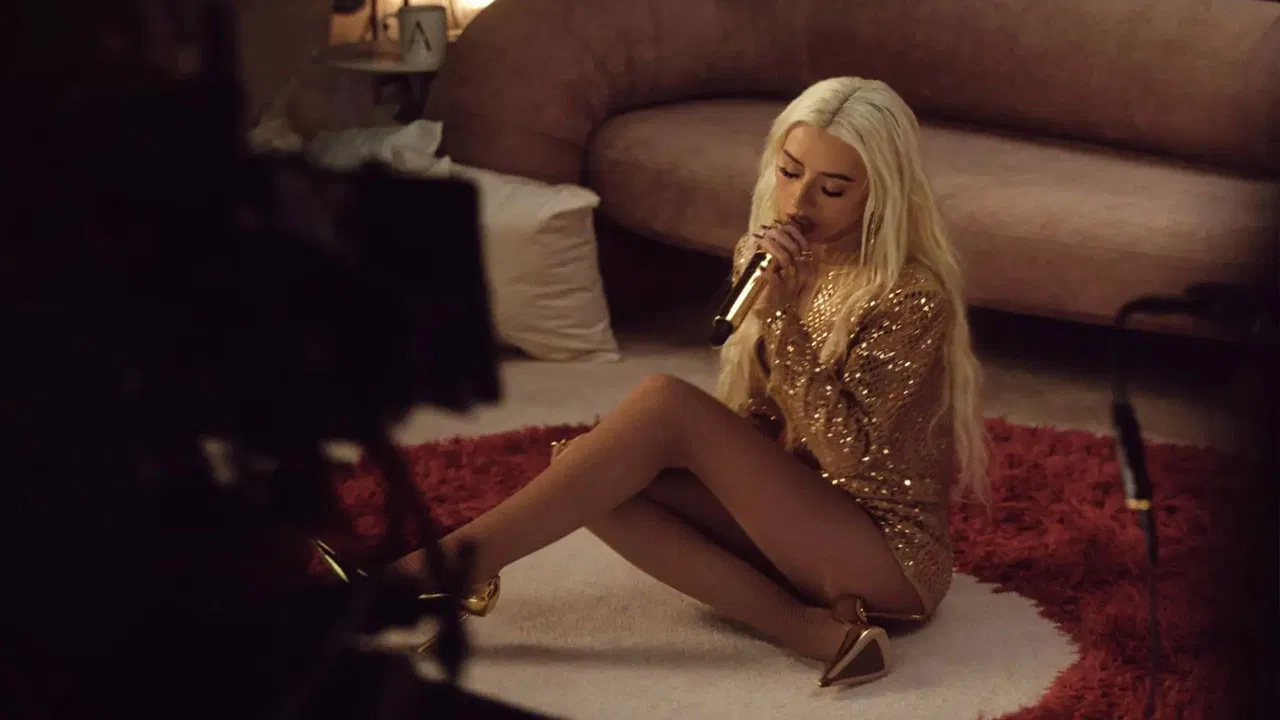 The 25th Anniversary of Christina Aguilera backdrop