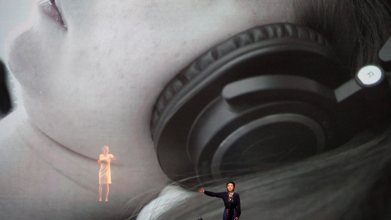 Orpheus and Eurydice backdrop