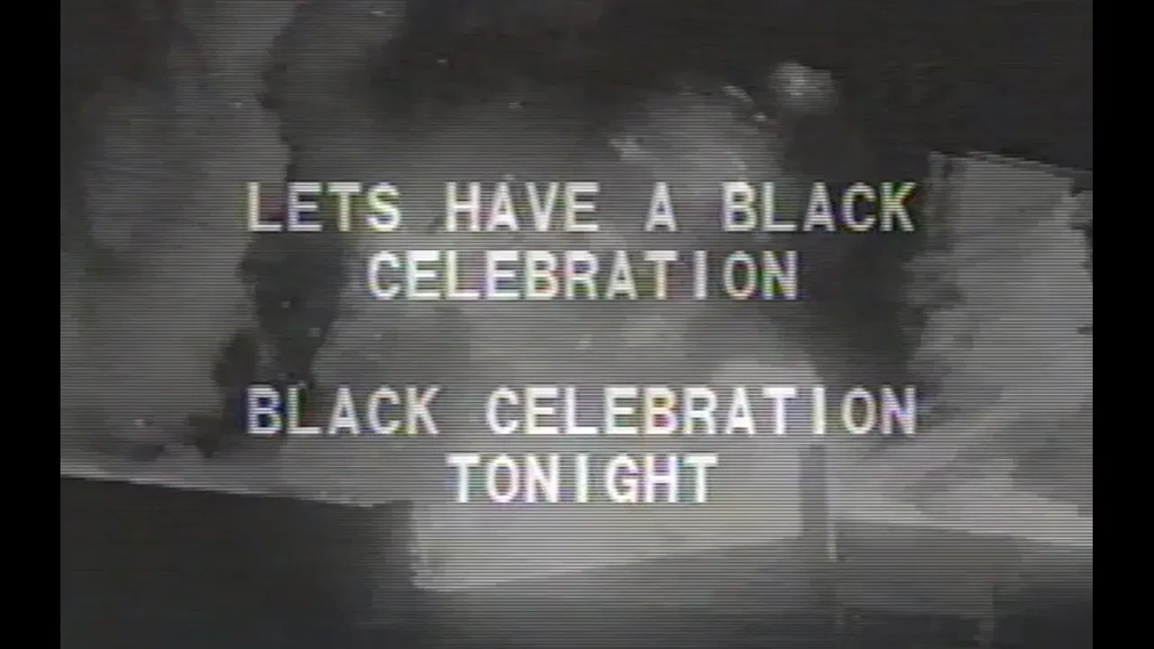 Black Celebration backdrop
