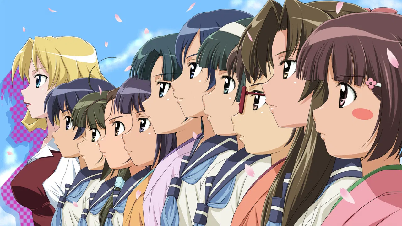 Taisho Baseball Girls backdrop