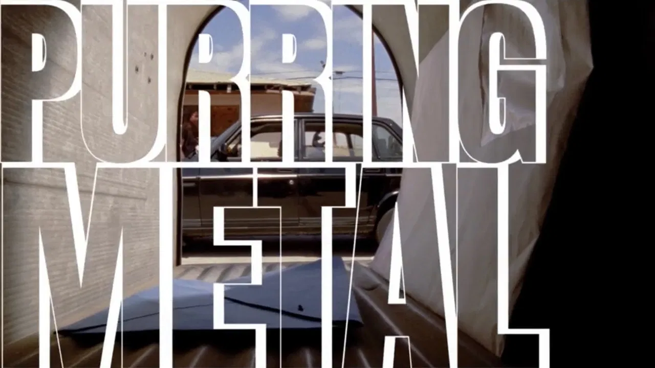 Purring Metal backdrop