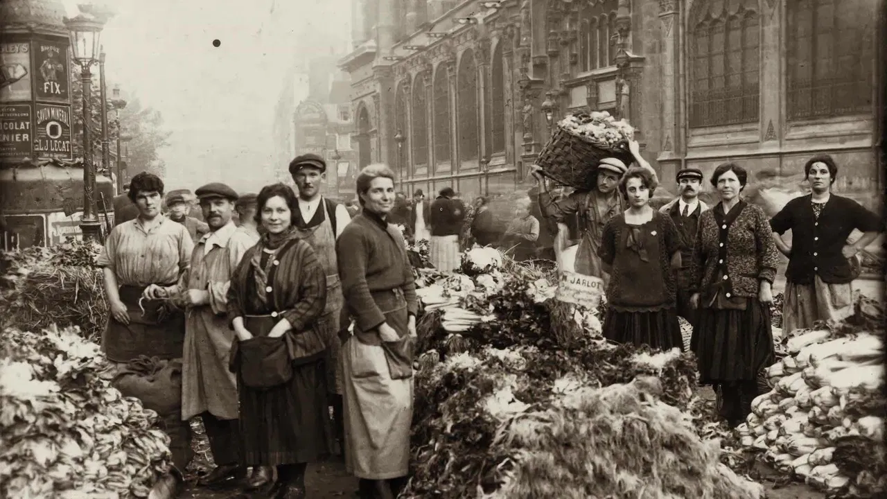 Le ventre de Paris backdrop