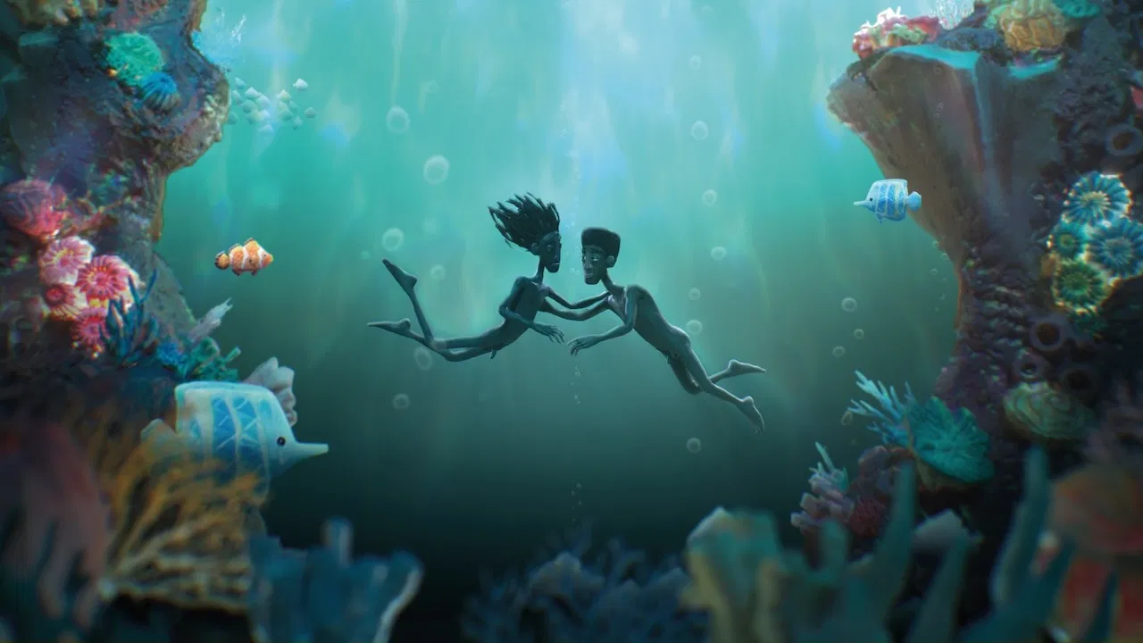 Two Black Boys in Paradise backdrop