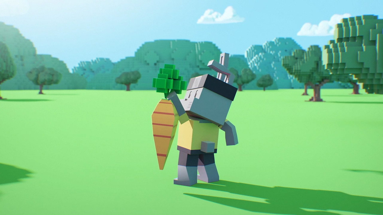 Bunnies and Opossums backdrop