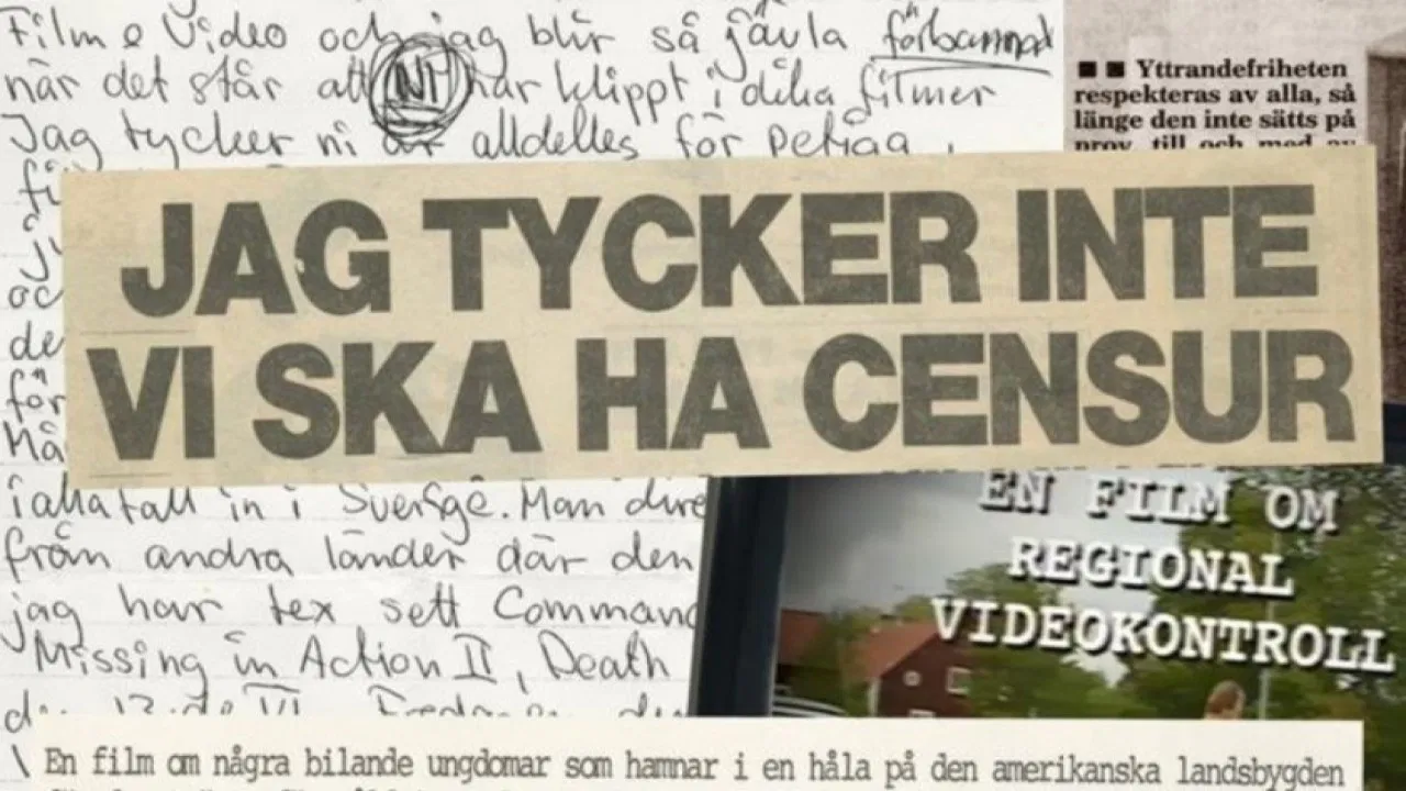 Censuren - En thriller backdrop