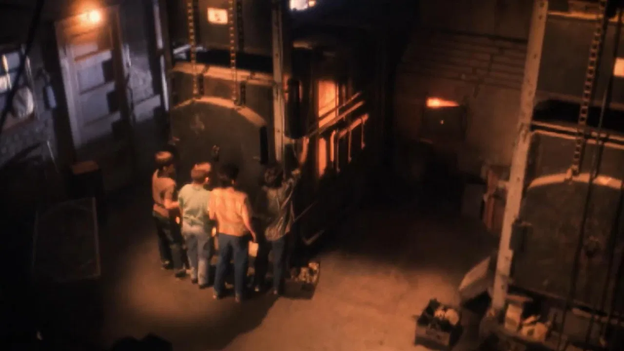 The Spittin' Image backdrop