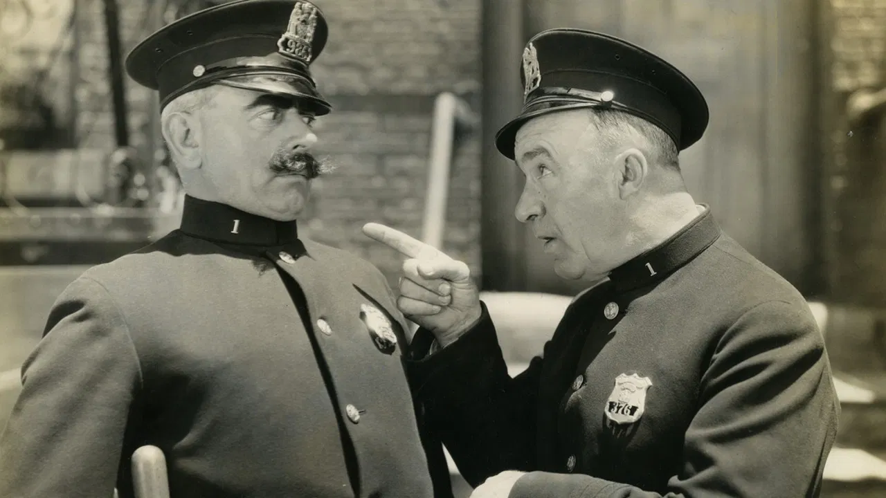 Riley the Cop backdrop