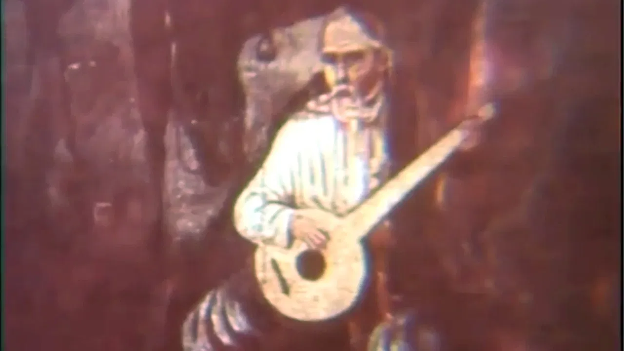 Sonata about the artist backdrop